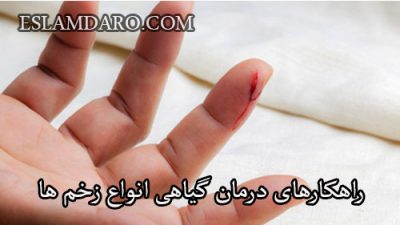 راهکارهای درمان گیاهی انواع زخم ها